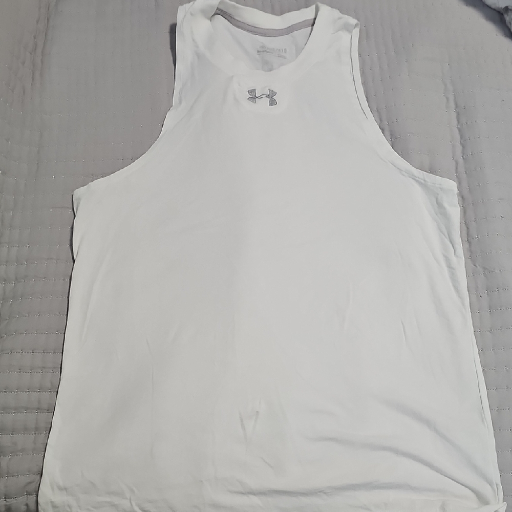Under Armour Men's Classic White Tank Top
